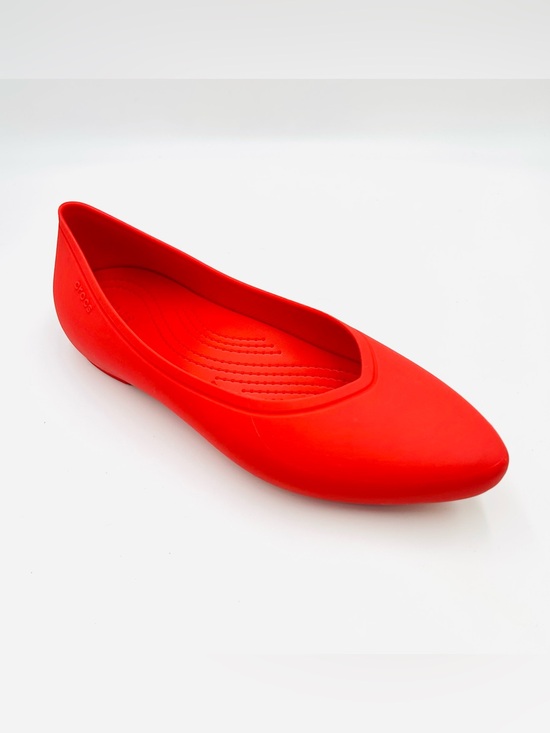 CROCS Shoes - CROCS shoes Brooklyn Pointed Toe ballet Flats comfort classic red women size 7